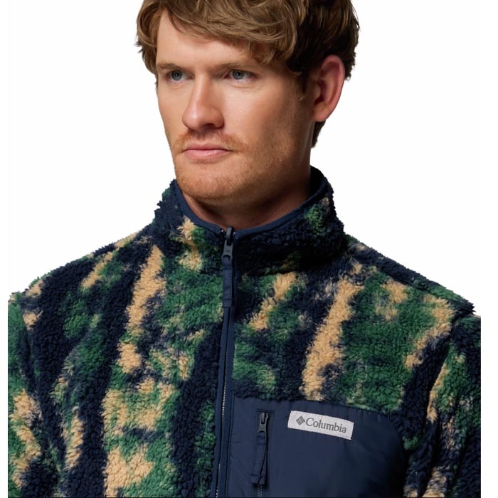 Ανδρικά αναστρέψιμα fleece Columbia winter pass που φοριούνται το μέσα έξω 2135651-464