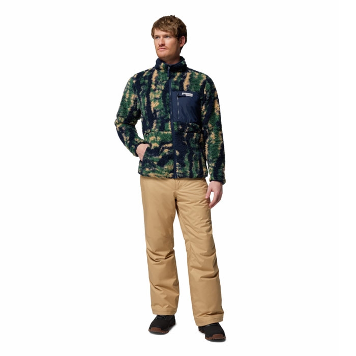 Ανδρικά αναστρέψιμα fleece Columbia winter pass που φοριούνται το μέσα έξω 2135651-464