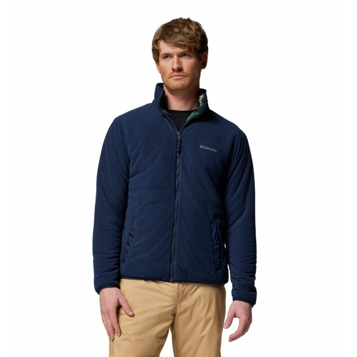 Ανδρικά αναστρέψιμα fleece Columbia winter pass που φοριούνται το μέσα έξω 2135651-464