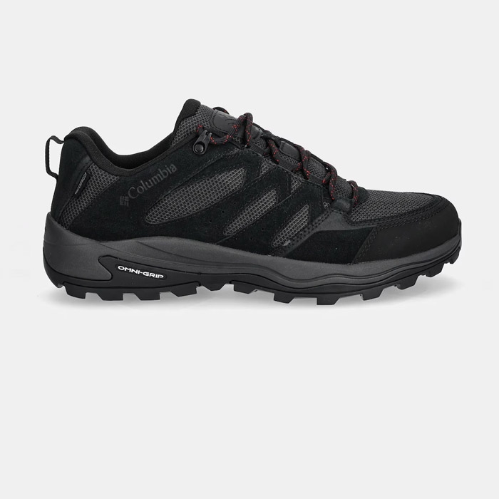 Χαμηλά παπούτσια Columbia outdoor με κορδόνια, σε μαύρο 2128721-010