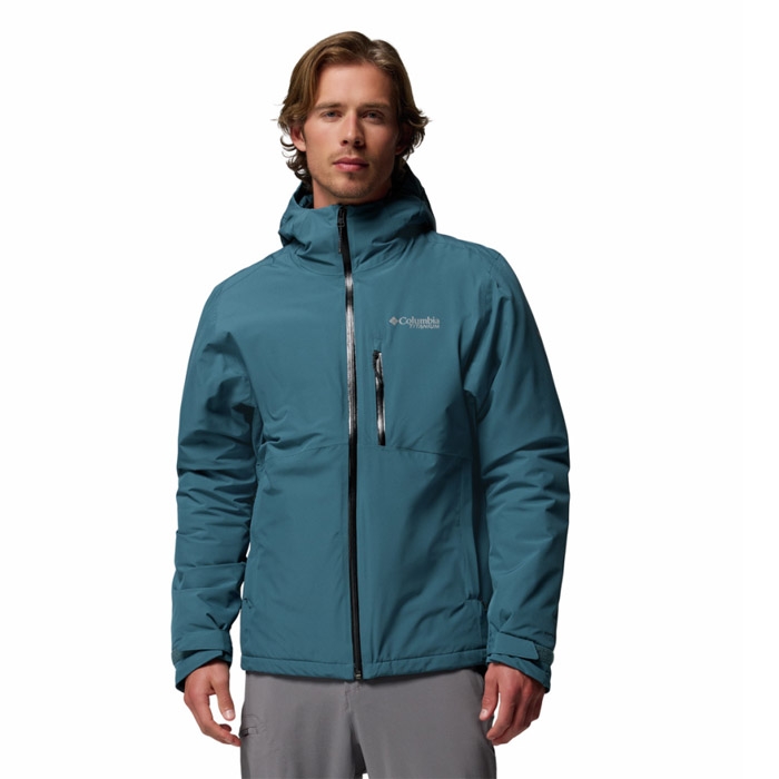 Columbia αδιάβροχα μπουφάν Explorer Edge σε πετρόλ χρώμα 2101634-429