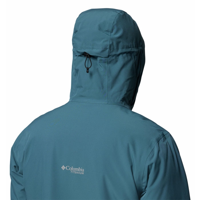 Columbia αδιάβροχα μπουφάν Explorer Edge σε πετρόλ χρώμα 2101634-429