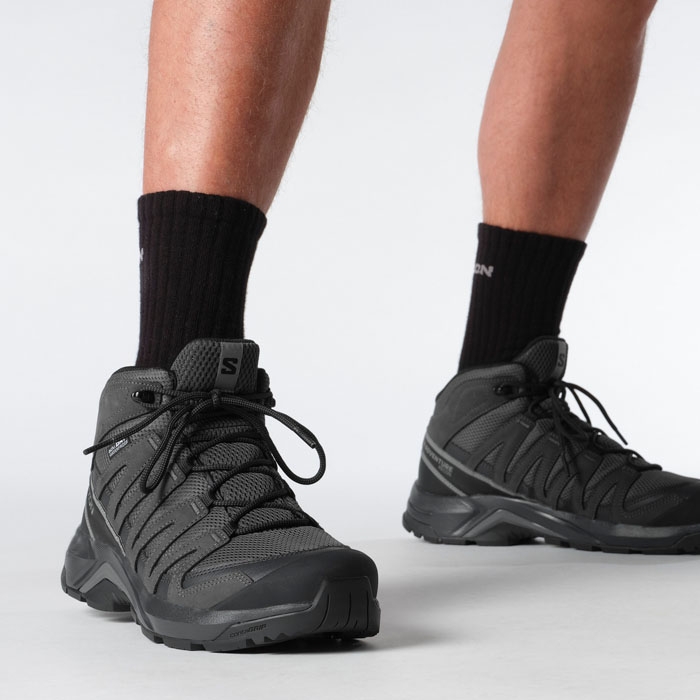 Ανδρικά μποτάκια Salomon X adventure recon mid castlerock 478091