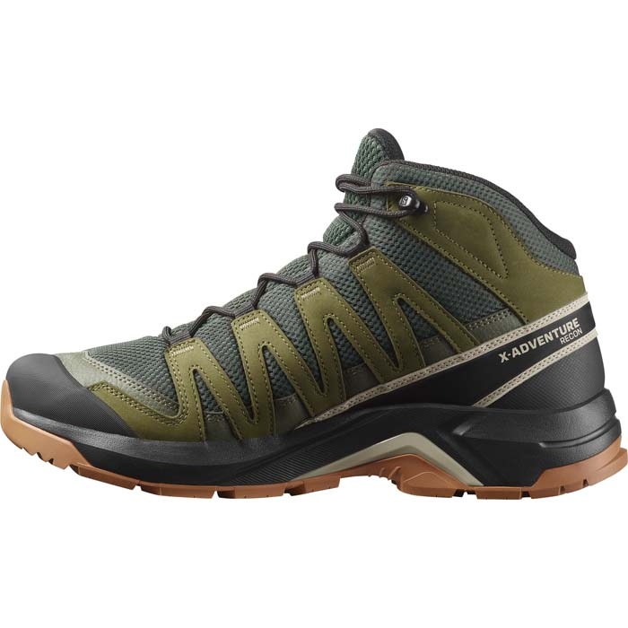 Ανδρικά μποτάκια Salomon X adventure Recon mid olive 478146