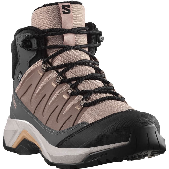 Μποτάκια γυναικεία αδιάβροχα Salomon X adventure rose 478565
