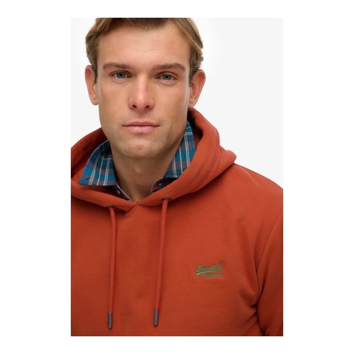 Superdry πορτοκαλί φούτερ με κουκούλα Autumn Glaze M2014404A-9RF