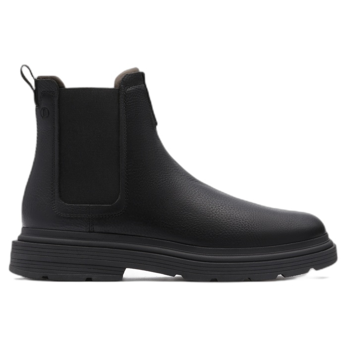Ανδρικά Clarks μποτάκια μαύρα Badbury Easy τύπου Chelsea κωδικός 26183256