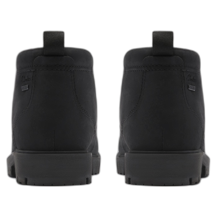 Ανδρικά Clarks μποτάκια, αδιάβροχα, Berhill Mid GTX μαύρα, κωδικός 26183277