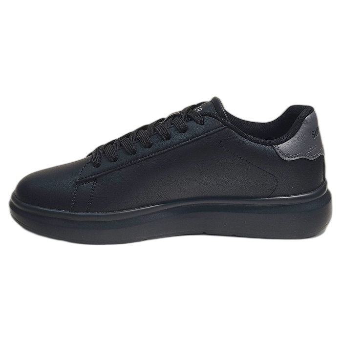 Ανδρικά sneakers Superdry με κορδόνια, σε μαύρο χρώμα C00117AM