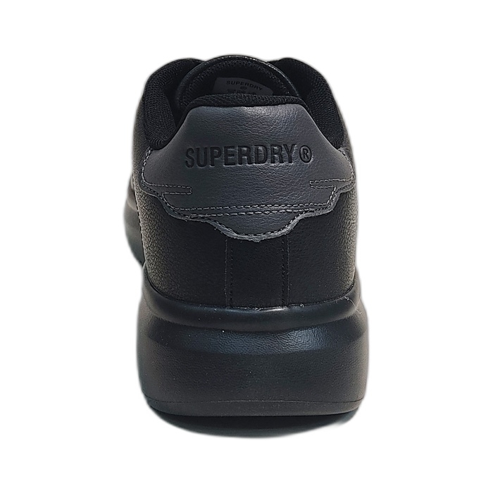 Ανδρικά sneakers Superdry με κορδόνια, σε μαύρο χρώμα C00117AM