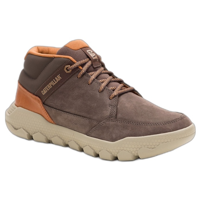 Ανδρικά σπορ μποτάκια Caterpillar με κορδόνια Hex Lite Cruise Mid D. Brown 726407
