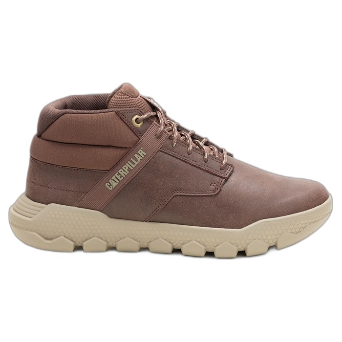 Caterpillar ανδρικά καφέ μποτάκια Hex Lite Deep Mahogany P726400