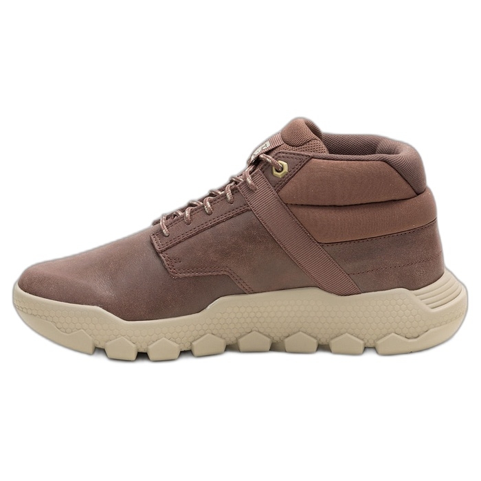 Caterpillar ανδρικά καφέ μποτάκια Hex Lite Deep Mahogany P726400