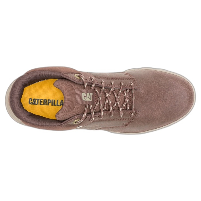 Caterpillar ανδρικά καφέ μποτάκια Hex Lite Deep Mahogany P726400