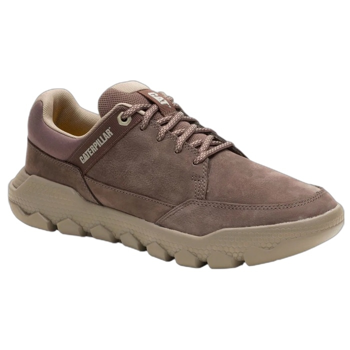 Ανδρικά δερμάτινα sneakers Caterpillar Hex Lite Cruise σε καφέ χρώμα P726402