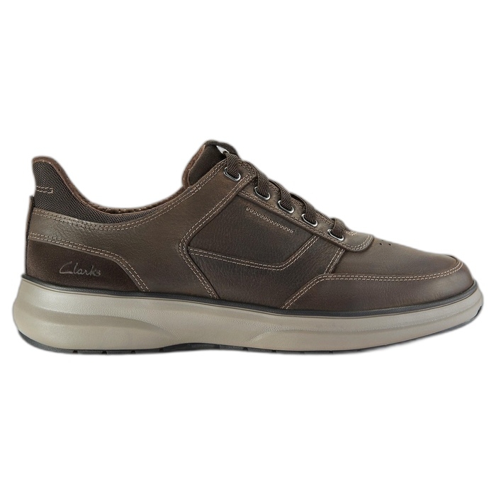 Clarks ανδρικά καφέ casual παπούτσια με κορδόνια Mullan Ease 26184416