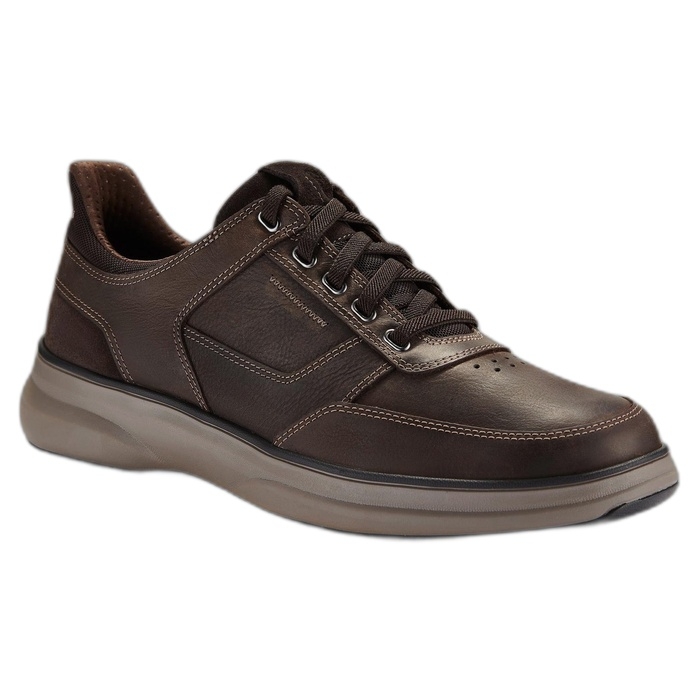 Clarks ανδρικά καφέ casual παπούτσια με κορδόνια Mullan Ease 26184416