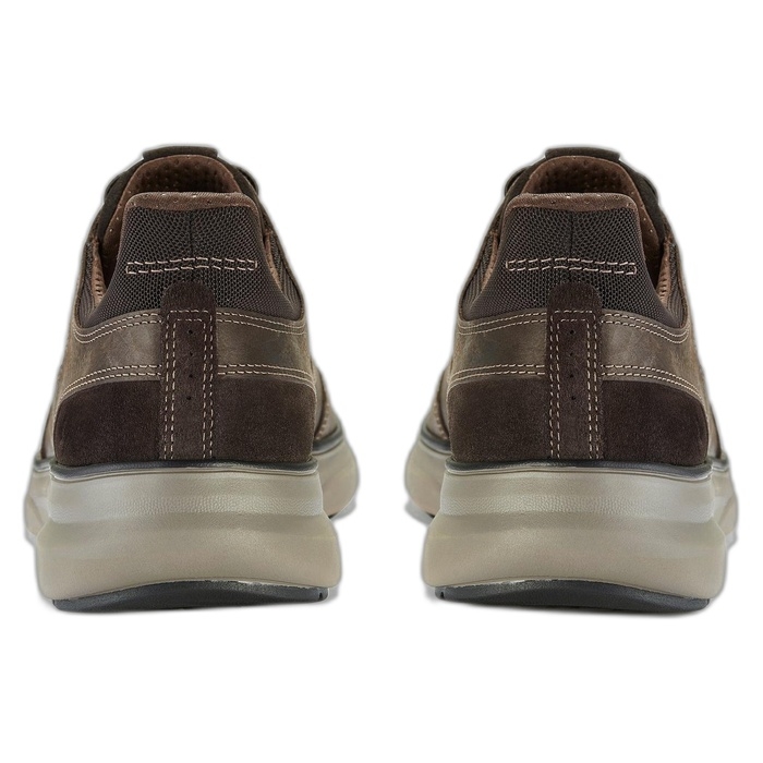 Clarks ανδρικά καφέ casual παπούτσια με κορδόνια Mullan Ease 26184416