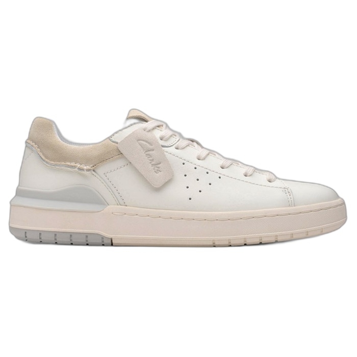 Ανδρικά λευκά sneakers Clarks Courtlite 2 Run 26181325