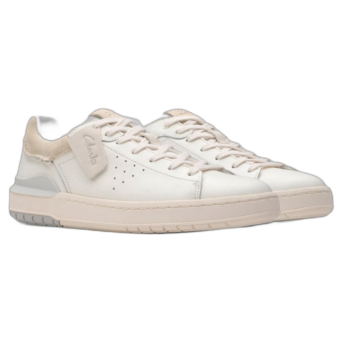 Ανδρικά λευκά sneakers Clarks Courtlite 2 Run 26181325