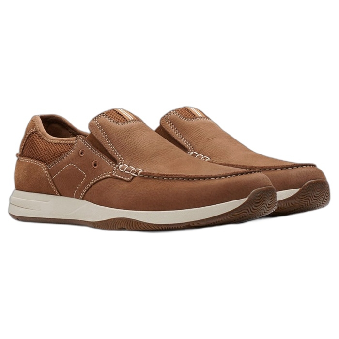 Ανδρικά καφέ loafers Clarks Sailview Step Light Tan 26176975