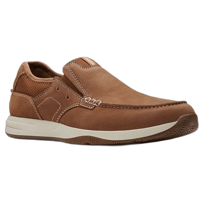 Ανδρικά καφέ loafers Clarks Sailview Step Light Tan 26176975