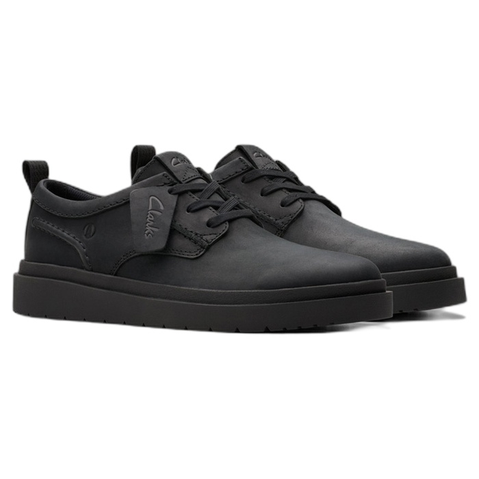 Ανδρικά μαύρα παπούτσια Clarks Polden Lace με κορδόνια 26181379