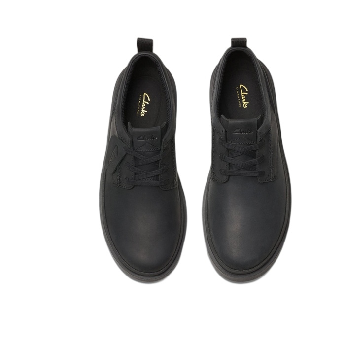 Ανδρικά μαύρα παπούτσια Clarks Polden Lace με κορδόνια 26181379