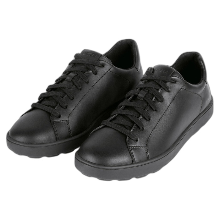 Ανδρικά μαύρα sneakers Geox Spherica Ecub με αερόσολα U65EKC