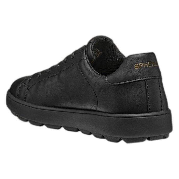 Ανδρικά μαύρα sneakers Geox Spherica Ecub με αερόσολα U65EKC