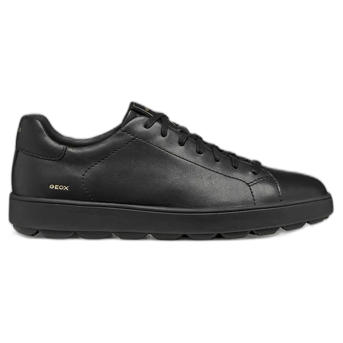Ανδρικά μαύρα sneakers Geox Spherica Ecub με αερόσολα U65EKC