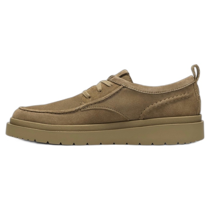 Ανδρικά μπεζ καστόρινα παπούτσια Clarks Polden Moc 26186452