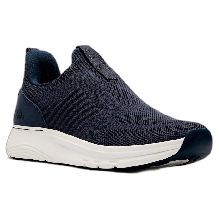 Ανδρικά μπλε πάνινα Clarks με ελαστικό επάνω μέρος Motion Trek IN Navy 26184824