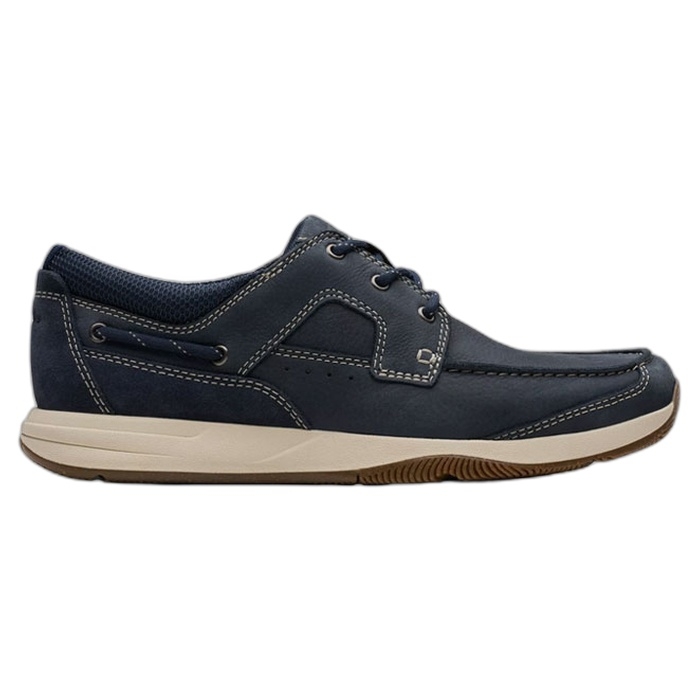 Clarks μπλε ανδρικά παπούτσια Sailview Lace 26176972