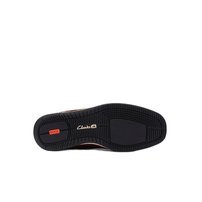 Ανδρικό ναυτικό καφέ παπούτσι Clarks Orson Sail Brown 26186197