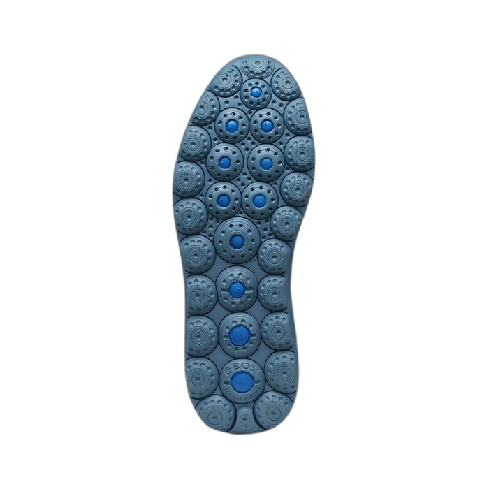 Geox Spherica sneakers από πανί, με κορδόνια, σε μπλε πετρόλ χρώμα U15BYA