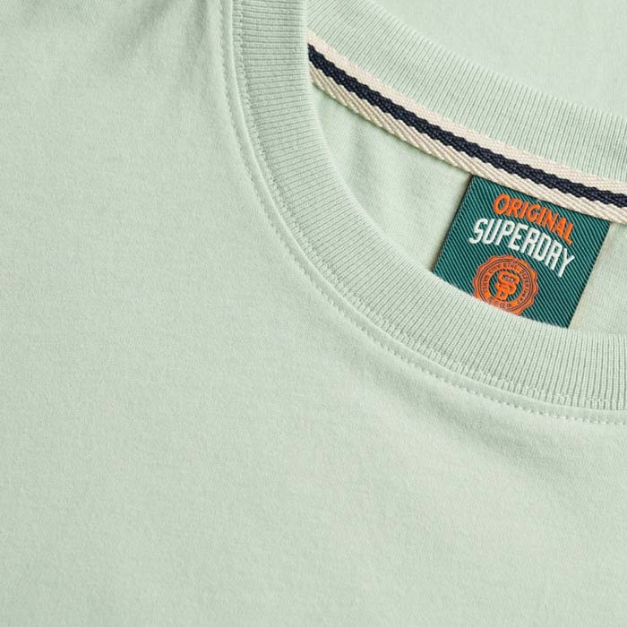 Ανδρικά φυστικί πράσινα T-Shirt Superdry Essential Logo M1011245A-J7G