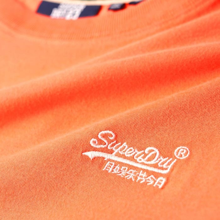 Ανδρικό πορτοκαλί T-Shirt Superdry με λογότυπο M1011245A-YUG
