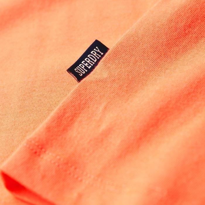 Ανδρικό πορτοκαλί T-Shirt Superdry με λογότυπο M1011245A-YUG
