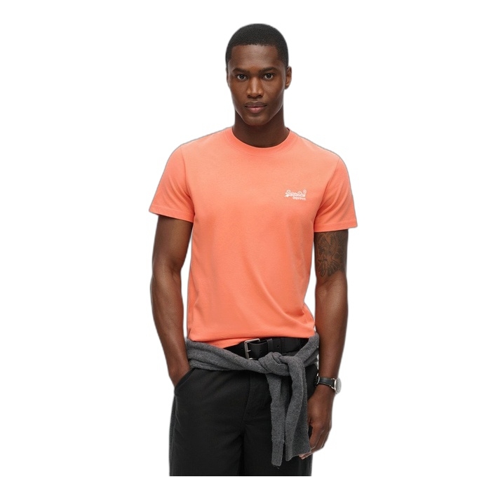 Ανδρικό πορτοκαλί T-Shirt Superdry με λογότυπο M1011245A-YUG