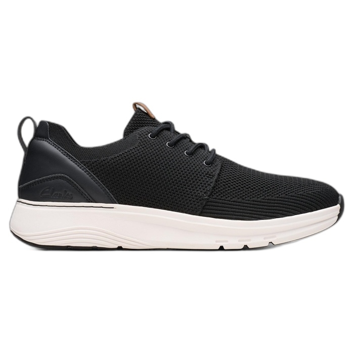 Clarks υφασμάτινα ανδρικά μαύρα παπούτσια Motion Trek MX 26181981