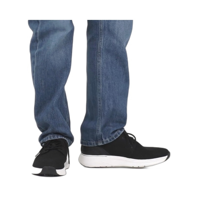 Clarks υφασμάτινα ανδρικά μαύρα παπούτσια Motion Trek MX 26181981