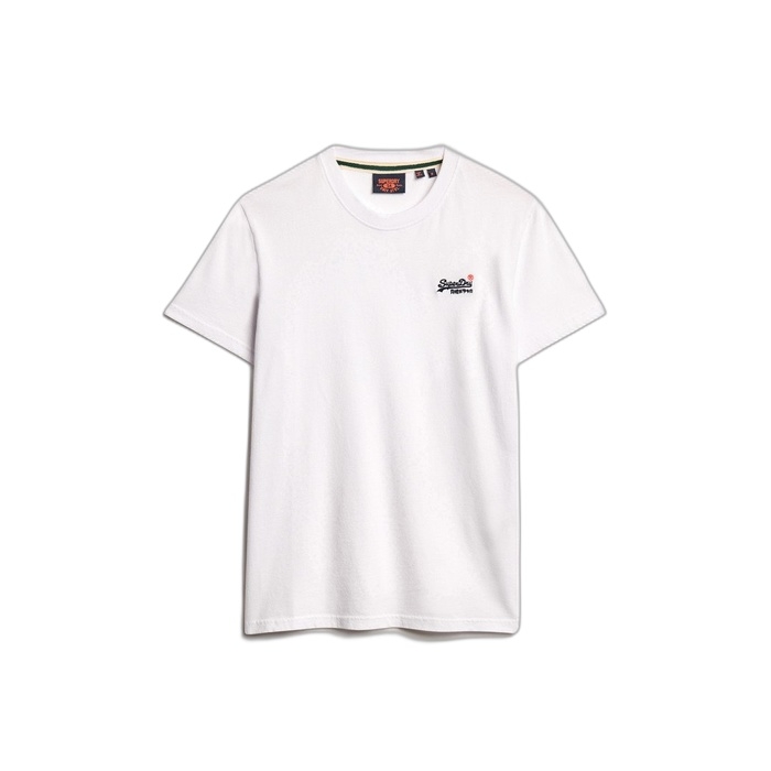 Ανδρική λευκή μπλούζα Superdry essential contrast M1012078A-01c