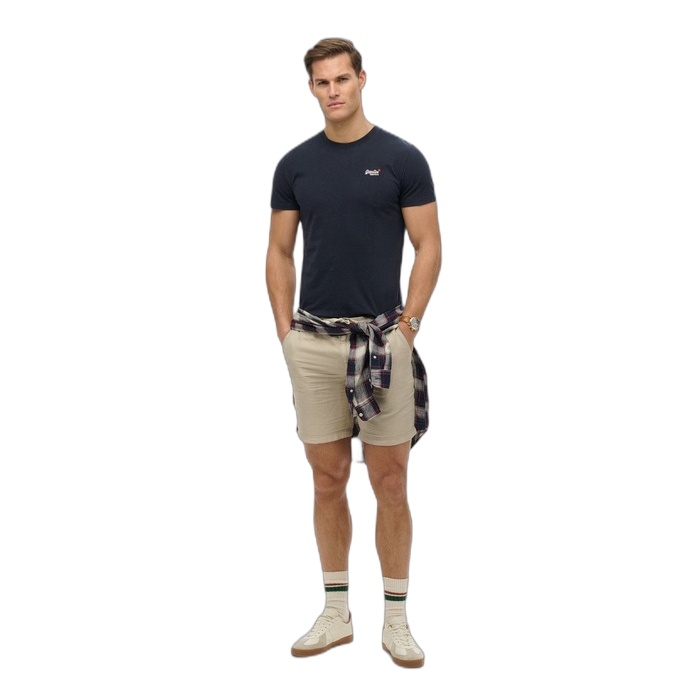 Ανδρικές μπλε μπλούζες Superdry Essential Contrast M1012078A-98T