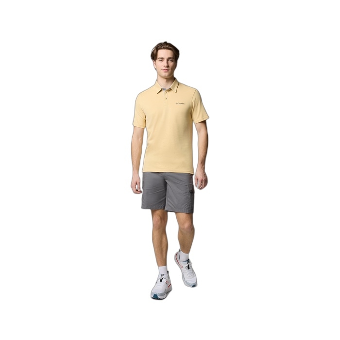 Ανδρικό polo Columbia Nelson Point σε απαλό κίτρινο χρώμα 0035-715