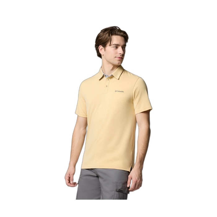 Ανδρικό polo Columbia Nelson Point σε απαλό κίτρινο χρώμα 0035-715