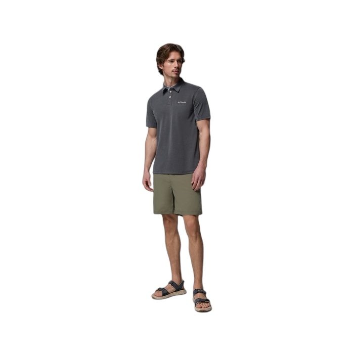 Ανδρικά γκρι βαμβακερά Polo Columbia Nelson Point