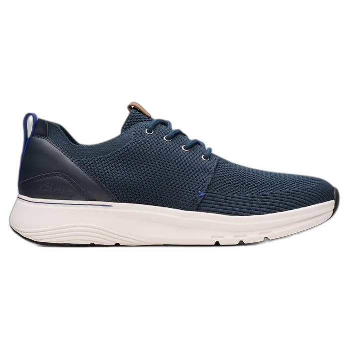 Clarks ανδρικό μπλε πάνινο παπούτσι με κορδόνια Motion Trek 26181984