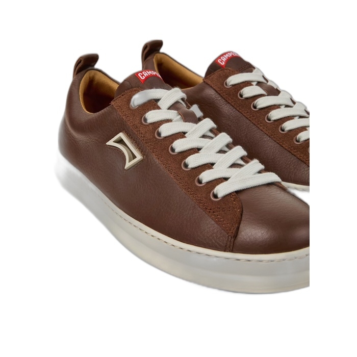 Ανδρικά καφέ sneakers Camper με κορδόνια RunnerFour K101052