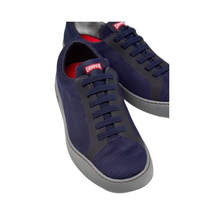 Ανδρικά Camper μπλε υφασμάτινα sneakers με ελαστικά κορδόνια Touring Κ101082